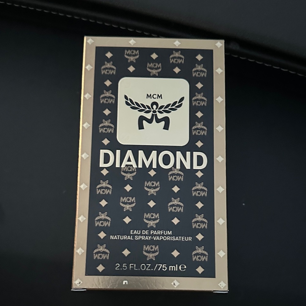 NEW MCM Diamond Perfume in Gold and Black